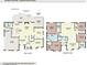 Detailed floor plan showcasing the layout of this two-story home at 156 Stoney Creek Way, Chapel Hill, NC 27517