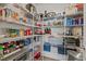 Walk-in pantry with ample storage space on white wire shelving, perfect for organization and convenience at 190 Hickory Run Ln, Franklinton, NC 27525