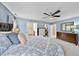 Bright bedroom with walk-in closets, ensuite bathroom, and large windows at 200 Parkbranch Ln, Cary, NC 27519