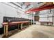 Functional garage with workbench, ideal for hobbies and home improvement projects at 203 Lexington Rd, Chapel Hill, NC 27516
