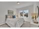 Serene bedroom with soft natural light, a comfortable bed, and stylish accents at 3381 Lovage Dr, Apex, NC 27502