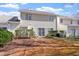 This backyard has a patio area, mature landscaping and access from the home's rear doors at 3439 Archdale Dr, Raleigh, NC 27614