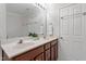 Bathroom with double sink vanity offering plenty of counter space at 3439 Archdale Dr, Raleigh, NC 27614