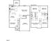 Detailed floor plan showcasing the layout of the kitchen, bedrooms, living areas and garage at 3439 Archdale Dr, Raleigh, NC 27614