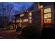 Multi-story home exterior with stone chimney at 3604 Pasture Rd, Hillsborough, NC 27278