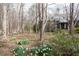 Charming home featuring a landscaped yard, stone walkway, and budding spring flowers at 3604 Pasture Rd, Hillsborough, NC 27278