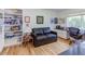 Bright office with natural light, hardwood floors, and a comfortable work space at 3604 Pasture Rd, Hillsborough, NC 27278