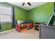 Vibrant bedroom featuring bunk bed, perfect for with playful decor at 4913 Sunset Stream Dr, Fuquay Varina, NC 27526