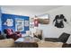 Cozy living room with comfortable seating and wall-mounted TV at 505 Ferry Ct, Wake Forest, NC 27587
