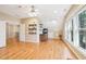 Spacious bonus room features natural light, wood floors, and stylish décor at 508 Spencer Crest Ct, Cary, NC 27513