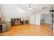 Versatile bonus room with custom desk space, ideal for a home office or study area at 508 Spencer Crest Ct, Cary, NC 27513