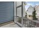 Enjoy the screened porch with views of neighboring homes at 627 Balsam Fir Dr, Cary, NC 27519
