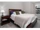 Comfortable bedroom boasting a wooden bed frame, soft bedding, and a serene ambiance at 664 The Parks Dr, Pittsboro, NC 27312
