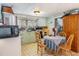 Functional kitchen with a dining area and simple appliances at 7534 Overhills Rd, Spring Lake, NC 28390