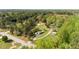 Beautiful wooded land outlined in red with mature trees on a desirable lot close to the street at 7534 Overhills Rd, Spring Lake, NC 28390
