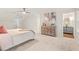 Bright main bedroom with ensuite bathroom and large closet provides ample storage space at 8 Bryncastle Ct, Durham, NC 27707