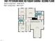 Second floor layout featuring bedrooms, bathrooms, walk-in closets, hall and a loft area at 1001 Peterson Ridge Rd, Fuquay Varina, NC 27526