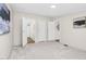 Bright bedroom with multiple entry points and neutral decor creating an open and airy atmosphere at 110 Hickory Dr, Spring Hope, NC 27882