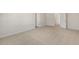 Bedroom with carpet and entryways at 116 Pisgah St, Sanford, NC 27330