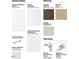 Selection of kitchen finishes showcasing backsplash, countertops, cabinetry, hardware and faucet options at 116 Pisgah St, Sanford, NC 27330