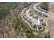 Aerial view of the neighborhood and the home's place within it at 126 Filigree Way, Durham, NC 27713