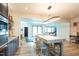 Basement living area featuring an open layout, bar, and plenty of space at 1323 Ridge Rd, Raleigh, NC 27607