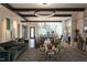 Spacious living room with modern decor, a stylish rug, and an open floor plan at 1323 Ridge Rd, Raleigh, NC 27607
