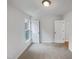 Bedroom with neutral carpet, natural light, and closet space at 1908 Mystic Dr, Durham, NC 27712