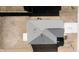 Aerial view showcasing the roof, driveway, and overall property layout at 2105 Attend Xing, Fuquay Varina, NC 27526