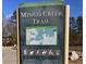 Mingo Creek Trail sign showing the trail map, rules, and speed limit located within Knightdale Parks & Recreation at 215 Sallinger St, Knightdale, NC 27545