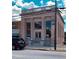 Exterior of the historic bank building showcasing its architectural details, vintage signage, and classic appeal at 30 Nimble Way # 171, Clayton, NC 27520
