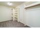 The walk-in closet includes adjustable shelves, providing flexible storage options at 3601 Swann St, Raleigh, NC 27612