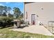 This back patio has an outdoor grill, table and chairs at 40 Golden Timber Cir, Four Oaks, NC 27524