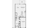 Detailed floor plan showing the layout of the first floor with kitchen and gathering room at 404 Carpels Dr, Wendell, NC 27591