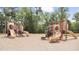 Playground featuring multiple slides and climbing structures for to enjoy at 5006 Tura St, Raleigh, NC 27610