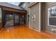 Exterior view of deck attached to home's siding at 6712 Stepherly Way, Holly Springs, NC 27540
