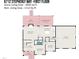 First floor floorplan for 6712 Stepherly Way showing layout of rooms and dimensions at 6712 Stepherly Way, Holly Springs, NC 27540