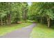 Paved greenway trail surrounded by lush greenery at 8617 Canoe Ct, Raleigh, NC 27615