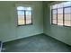 Picture of the bedroom, showing window and light green walls at 1006 Stallings Rd, Durham, NC 27703