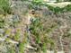 Aerial view of a property surrounded by trees and a golf course in the distance at 1013 Traders Trl, Wake Forest, NC 27587
