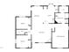 Detailed floorplan shows layout of the bedrooms, bathrooms, living areas, and kitchen at 110 Chickasaw Cir, Clayton, NC 27527