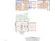 Detailed floor plan showcasing the layout of this home with multiple bedrooms, bathrooms, living spaces, and outdoor decks at 113 Preston Pines Dr, Cary, NC 27513
