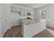 Modern kitchen featuring stainless steel appliances, granite countertops and subway tile backsplash at 117 Pisgah St, Sanford, NC 27330