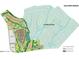 Site plan showcasing the community's layout with single-Gathering homes, townhomes, and amenities at 120 Pisgah St, Sanford, NC 27330