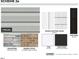 Exterior design scheme featuring siding, brick, shutters, trim, and front door options at 120 Pisgah St, Sanford, NC 27330