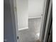 View through doorway into bedroom with gray carpet and neutral wall color at 128 Glengariff Ln, Clayton, NC 27520