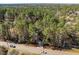 A scenic aerial view of a property surrounded by dense forest and a rural highway at 1617 Jenkins Rd, Wake Forest, NC 27587