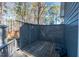 A section of back deck with privacy latticework, providing a secluded and comfortable outdoor space at 1617 Jenkins Rd, Wake Forest, NC 27587