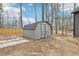 Outdoor storage shed with access doors at 1911 Stadium Dr, Durham, NC 27705