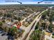 Aerial view of the neighborhood with easy access to North Hills and Downtown Raleigh at 2428 Havershire Dr, Raleigh, NC 27613